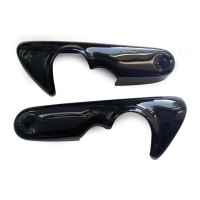 Cult-Werk, XL short fender strut covers. Gloss black | Lieferumfang: Nur ein Teil des abgebildeten Artikels.