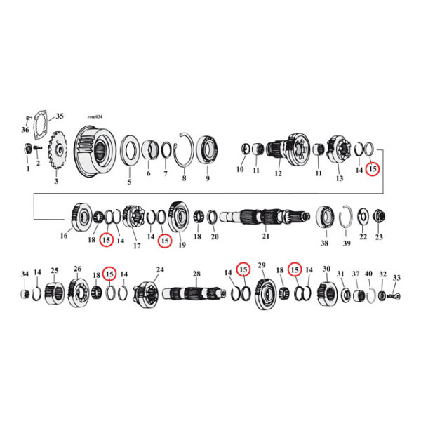 Thrust washer, transmission | Lieferumfang: Nur ein Teil...