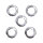 CHROME LOCKWASHER, #8 | Lieferumfang: Nur ein Teil des abgebildeten Artikels.