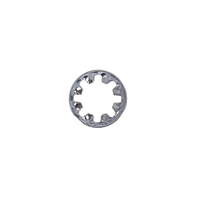 Chrome external lockwasher, 1/4 inch | Lieferumfang: Nur ein Teil des abgebildeten Artikels.