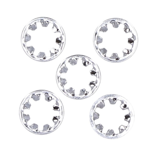 Chrome external lockwasher, 1/4 inch | Lieferumfang: Nur ein Teil des abgebildeten Artikels.