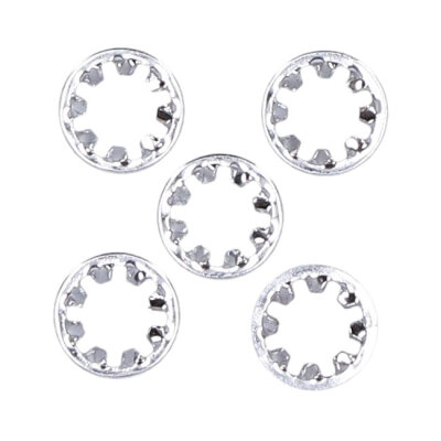 Chrome external lockwasher, 1/4 inch | Lieferumfang: Nur ein Teil des abgebildeten Artikels.