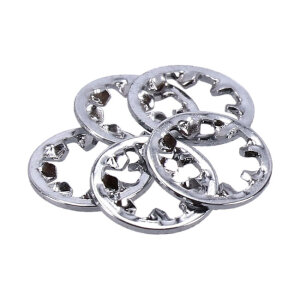 CHROME EXT. LOCKWASHER, 1/2 INCH | Lieferumfang: Nur ein Teil des abgebildeten Artikels.