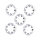CHROME EXT. LOCKWASHER, 1/2 INCH | Lieferumfang: Nur ein Teil des abgebildeten Artikels.