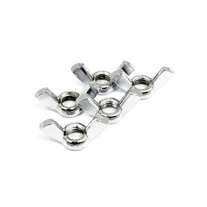 Chrome wing nut, 1/4-20 | Lieferumfang: Nur ein Teil des...