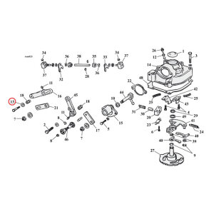 Thrust washer, shift lever / distributor shaft |...