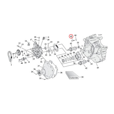 Oil screen, OEM style | Lieferumfang: Nur ein Teil des abgebildeten Artikels.