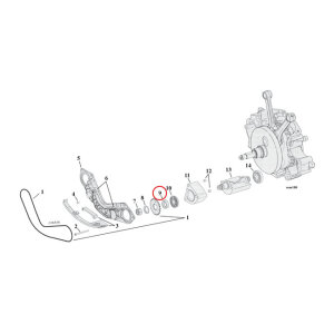 Spacer, balancer sprocket .210" | Lieferumfang: Nur...