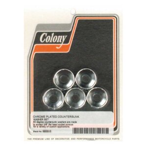 Colony countersunk flatwashers 3/8" | Lieferumfang: Nur ein Teil des abgebildeten Artikels.