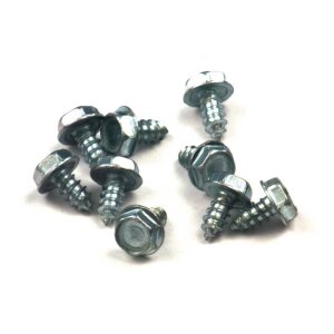 Screw 10-16 x 3/8. Self tapping, hex head | Lieferumfang: Nur ein Teil des abgebildeten Artikels.