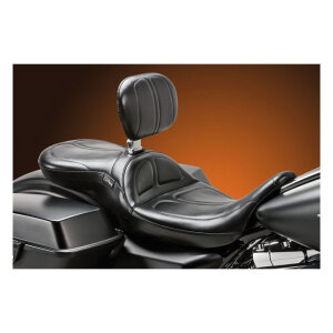 LePera. Maverick 2-up seat. With rider backrest