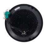 Bright, 7" LED headlamp unit. Black