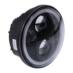 Bright, 5.3/4" LED headlamp unit. Black