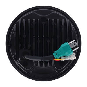 Bright, 5.3/4" LED headlamp unit. Black