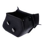 Longride, Heritage waxed cotton saddlebags. Black