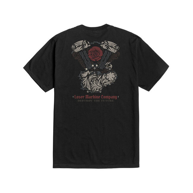 Loser Machine Rosebud t-shirt black Size L