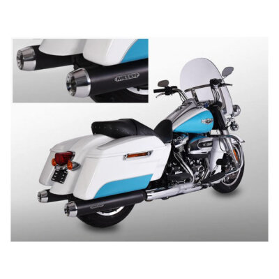 ** Miller, Airlington 107" slip-on mufflers. Euro 4. Black