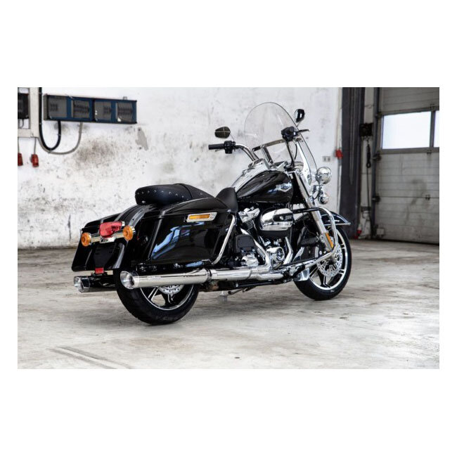 ** Miller, Cleveland 114" slip-on mufflers. Euro 5. Polished