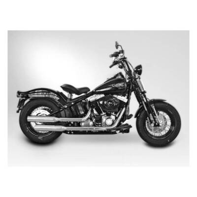 ** Miller, Hunter slip-on mufflers. Euro 3. Polished