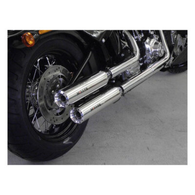 ** Miller, Hunter II slip-on mufflers. Euro 4. Polished