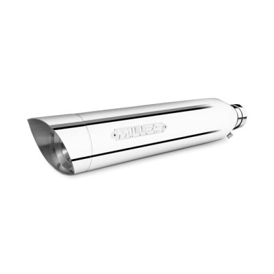 Miller, Hunter slip-on mufflers. Euro 3. Polished