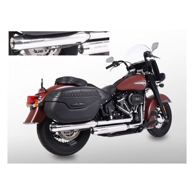 ** Miller, Independence slip-on mufflers. Euro 4. Polished