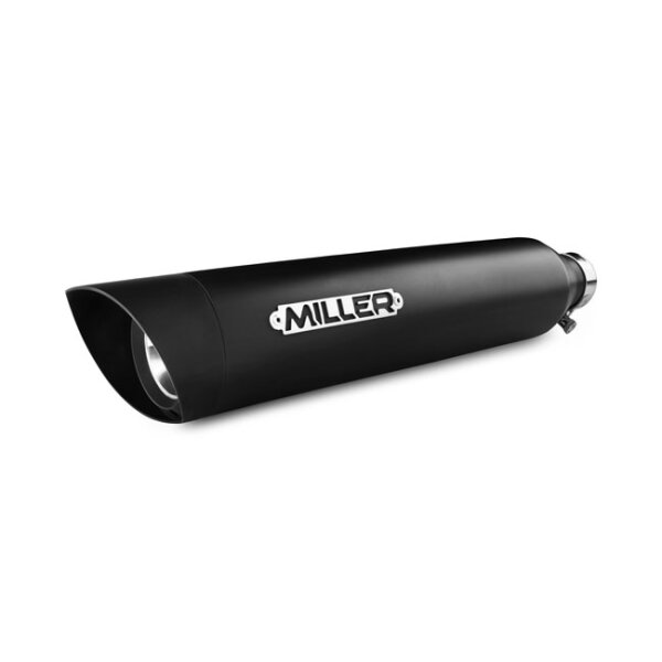 ** Miller, Destiny slip-on mufflers. Euro 5. Matte black
