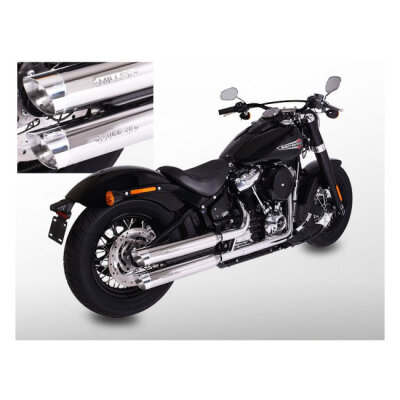 ** Miller, Independence slip-on mufflers. Euro 4. Polished