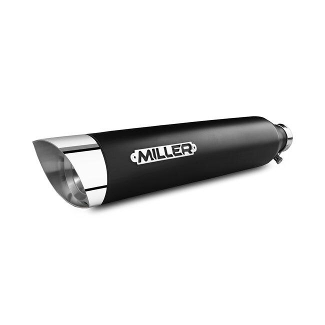 ** Miller, Destiny slip-on mufflers. Euro 5. Matte black
