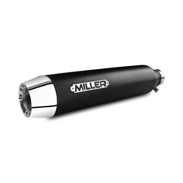 ** Miller, Destiny slip-on mufflers. Euro 5. Matte black