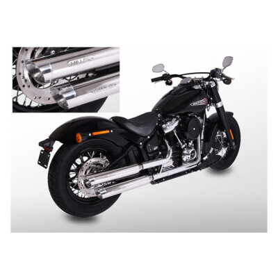 ** Miller, Independence slip-on mufflers. Euro 4. Polished