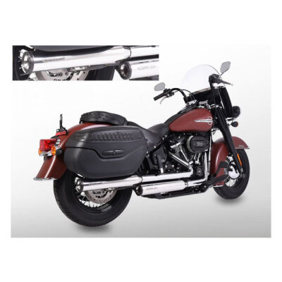 ** Miller, Independence slip-on mufflers. Euro 4. Polished