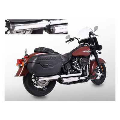 ** Miller, Independence slip-on mufflers. Euro 4. Polished