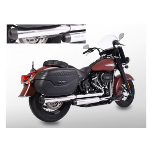 ** Miller, Independence slip-on mufflers. Euro 4. Polished