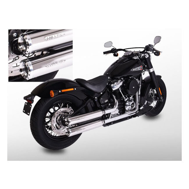 ** Miller, Destiny slip-on mufflers. Euro 5. Polished
