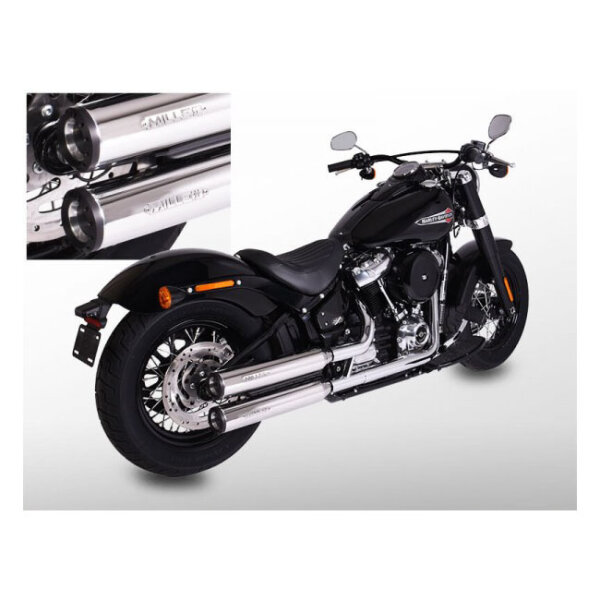** Miller, Destiny slip-on mufflers. Euro 5. Polished