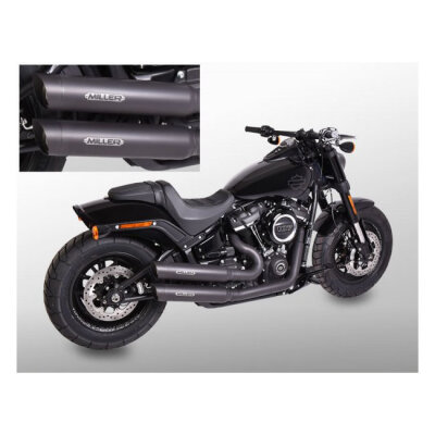 ** Miller, Bronco 2-2 exhaust system. Euro 4. Matte black