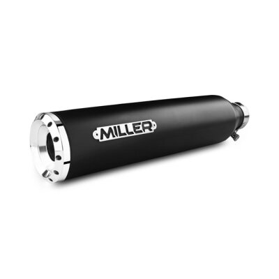 ** Miller, Nevada 2-1 slip-on muffler. Euro 3. Matte black