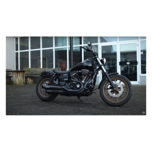 ** Miller, Dakota slip-on mufflers. Euro 3. Matte black