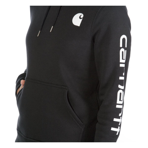 Carhartt Logo Sleeve female hoodie black Size XL