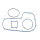 Athena, primary gasket kit. Outer cover