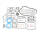 Athena, motor gasket & seal kit. Evo XL