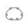 Athena, gasket transmission end cover. .031" paper/silicone