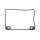 Athena, lower rocker cover gasket. Rubber | Lieferumfang: Nur ein Teil des abgebildeten Artikels.