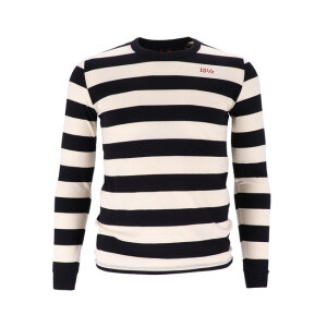 13 1/2 Behind Bars long sleeve white/black Size S