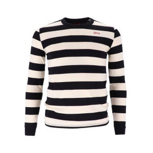 13 1/2 Behind Bars long sleeve white/black Size L