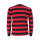 13 1/2 Behind Bars long sleeve red/black Size S