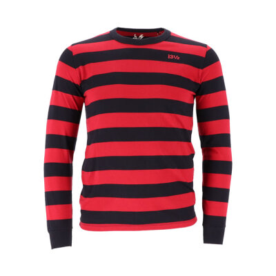 13 1/2 Behind Bars long sleeve red/black Size 2XL