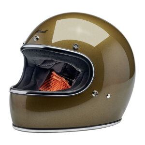 Biltwell Gringo helmet ugly gold metallic Size XS