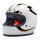Biltwell Gringo helmet gloss white/black flames Size XS